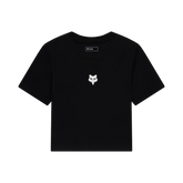 Womens Fox Head Rib Baby Tee