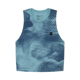Womens AOP Biker Tech Tank