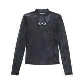 Womens Image Cosmo Mesh Long Sleeve Top