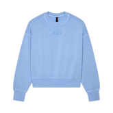 Womens Wordmark Oversized Crew Pullover