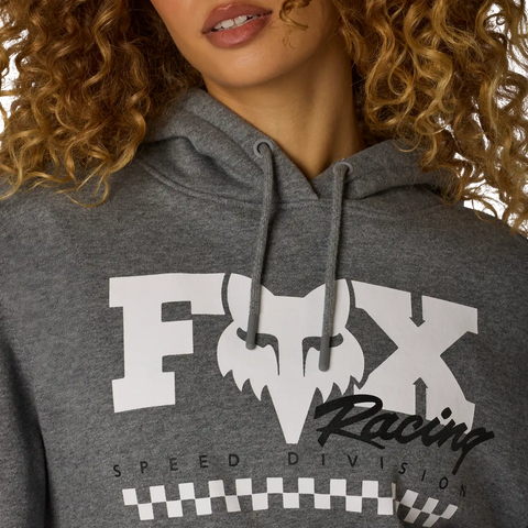 Womens Checker Fleece Pullover