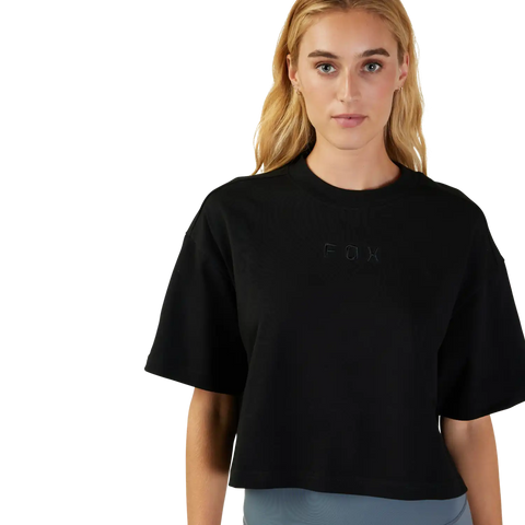Womens Wordmark Premium Crop Tee