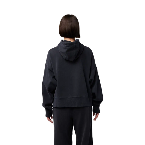 Womens Wordmark Oversized Pullover Hoodie