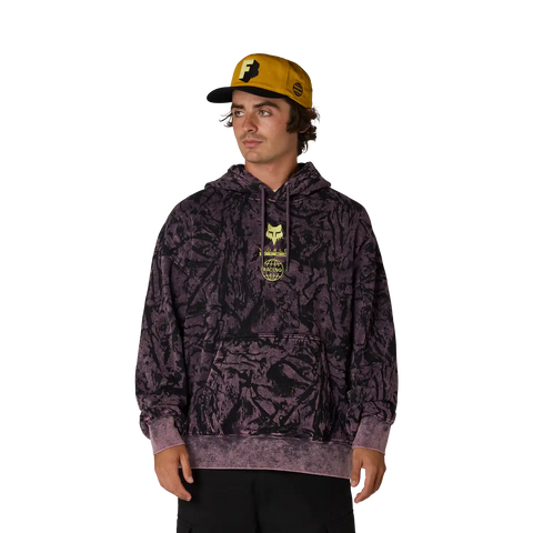 Image Print Fleece Pullover