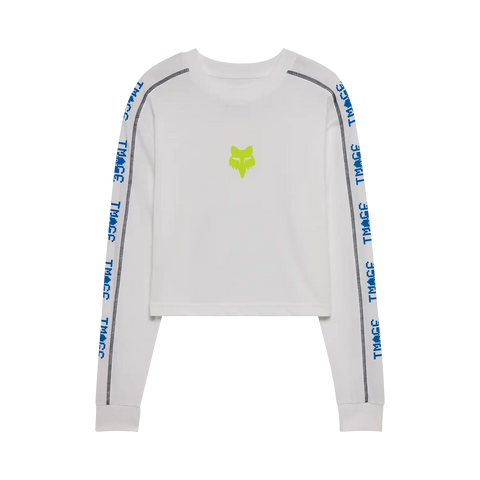 Womens Image Phantom Long Sleeve Crop Tee