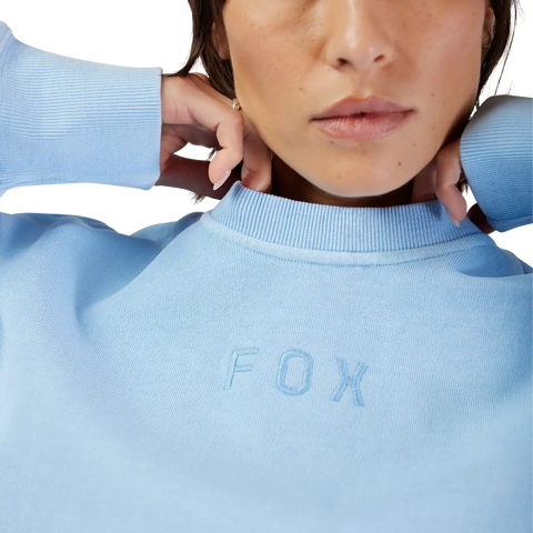 Womens Wordmark Oversized Crew Pullover
