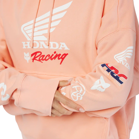 Womens Fox x Honda Oversized Pullover Hoodie
