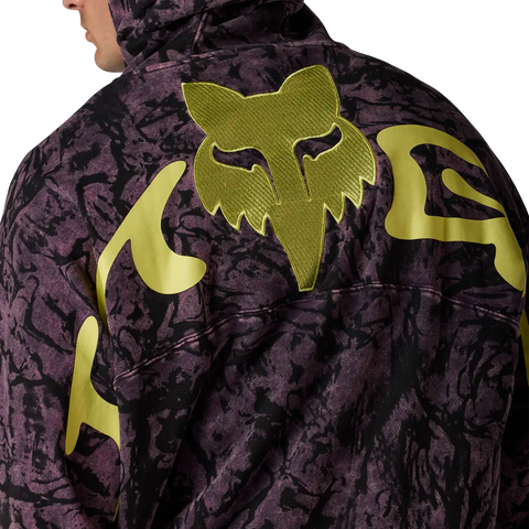 Image Print Fleece Pullover