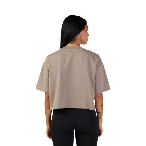 Womens Wordmark Premium Crop Tee