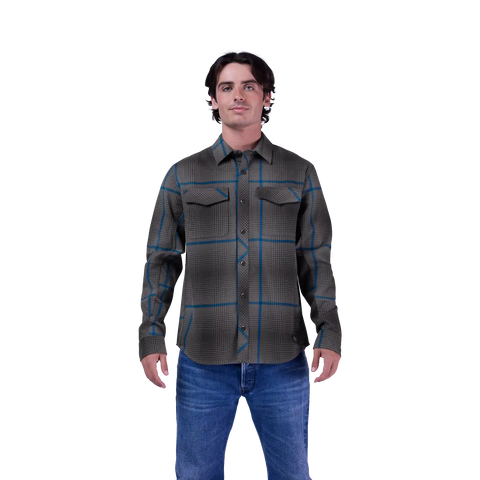Survivalist Fire Long Sleeve Flannel Shirt