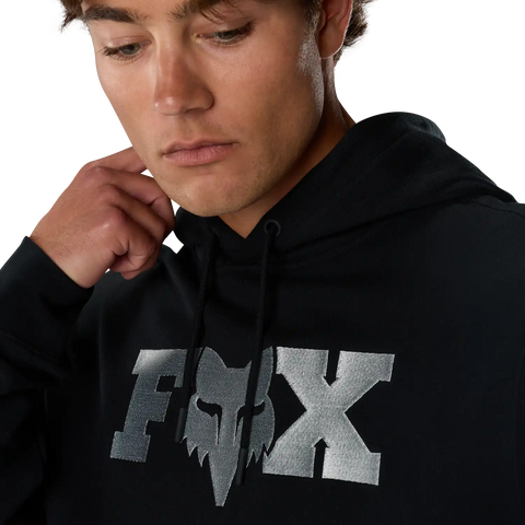 F Head X Fleece Pullover Hoodie