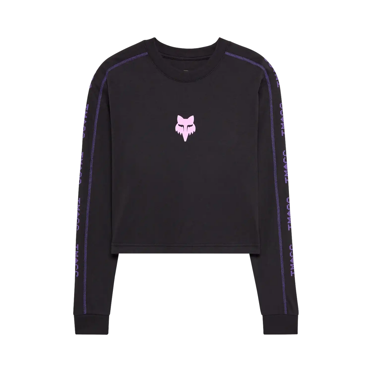 Womens Image Phantom Long Sleeve Crop Tee