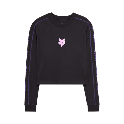 Womens Image Phantom Long Sleeve Crop Tee