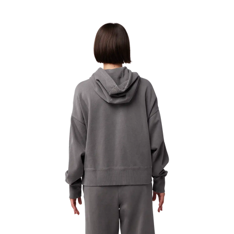 Womens Wordmark Oversized Pullover Hoodie