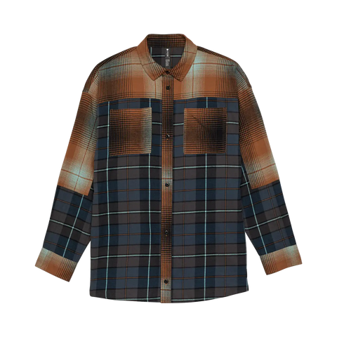 Womens Oversized Flannel Shirt