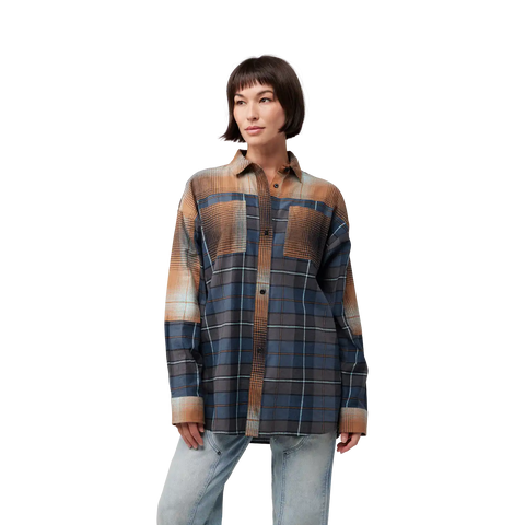 Womens Oversized Flannel Shirt