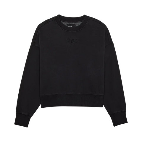 Womens Wordmark Oversized Crew Pullover