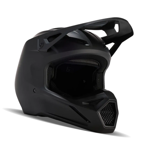 Youth V1 Matte Black Helmet