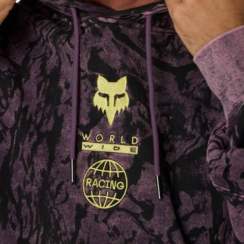 Image Print Fleece Pullover