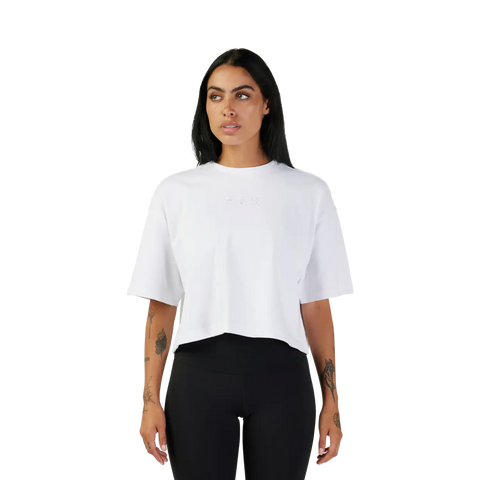 Womens Wordmark Premium Crop Tee