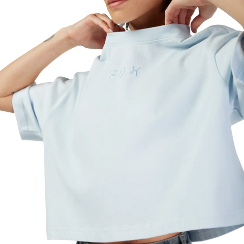 Womens Wordmark Premium Crop Tee