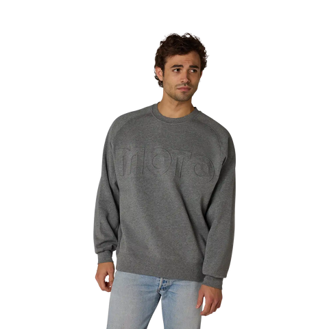 Moto-X Oversized Crew Sweatshirt