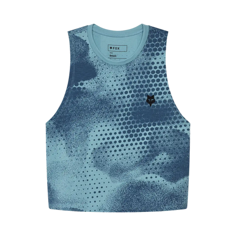 Womens AOP Biker Tech Tank