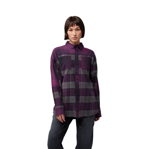 Womens Oversized Flannel Shirt