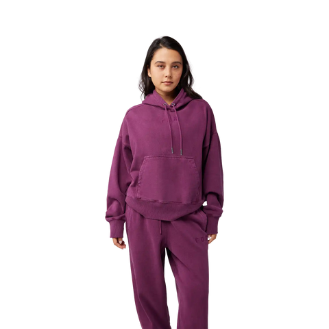 Womens Wordmark Oversized Pullover Hoodie