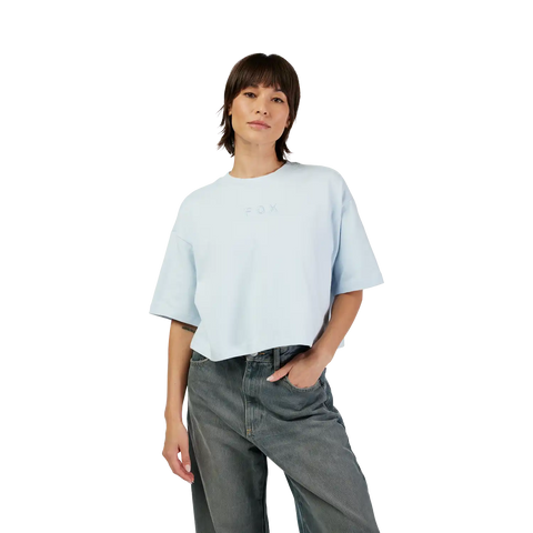 Womens Wordmark Premium Crop Tee