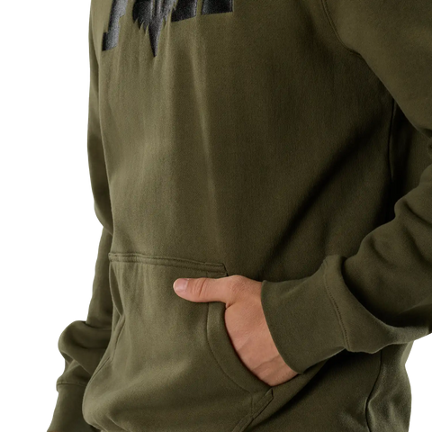F Head X Fleece Pullover Hoodie