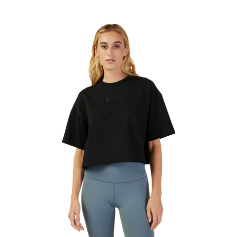 Womens Wordmark Premium Crop Tee