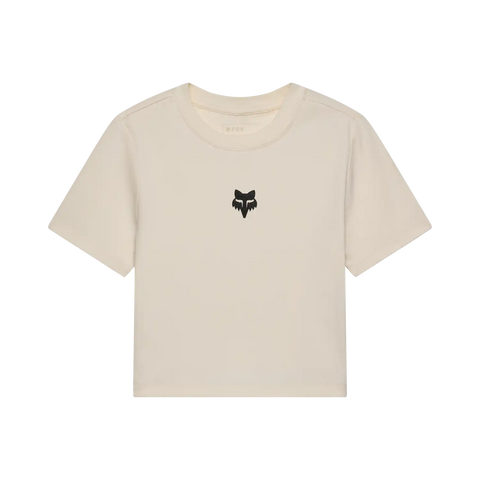 Womens Fox Head Rib Baby Tee