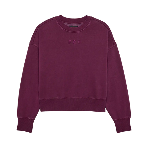 Womens Wordmark Oversized Crew Pullover