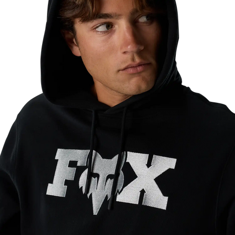 F Head X Fleece Pullover Hoodie