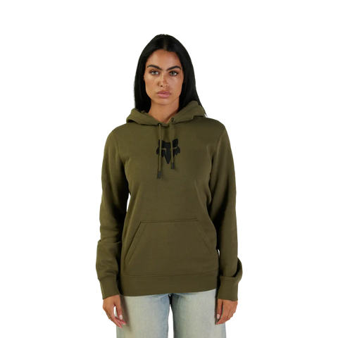 Womens Fox Head Pullover Hoodie