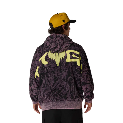 Image Print Fleece Pullover