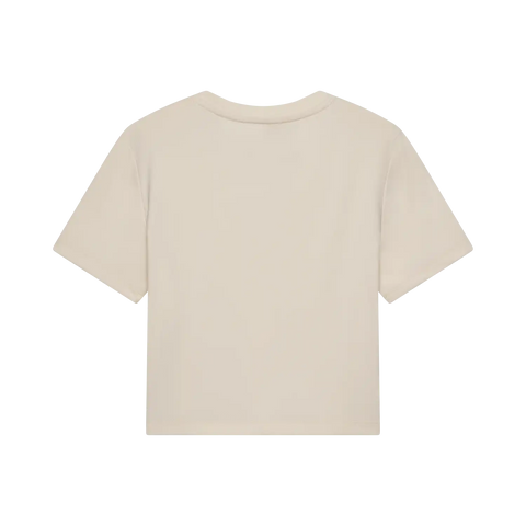Womens Fox Head Rib Baby Tee