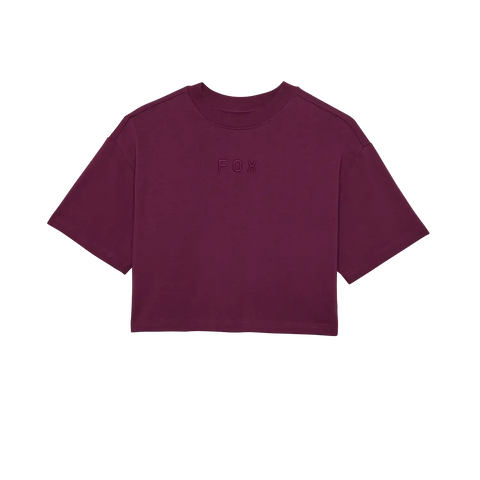 Womens Wordmark Premium Crop Tee