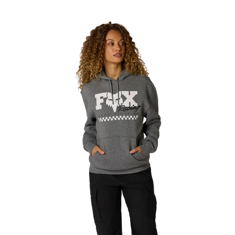 Womens Checker Fleece Pullover