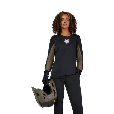 Womens Defend Park Long Sleeve Jersey
