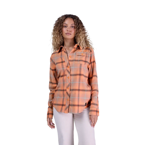 Womens Survivalist Stretch Flannel Long Sleeve Shirt